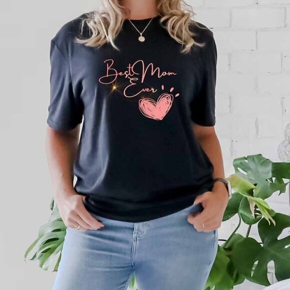 Julia A Other - Best Mom Ever Mothers Day Gift Funny Retro Graphic T-Shirt